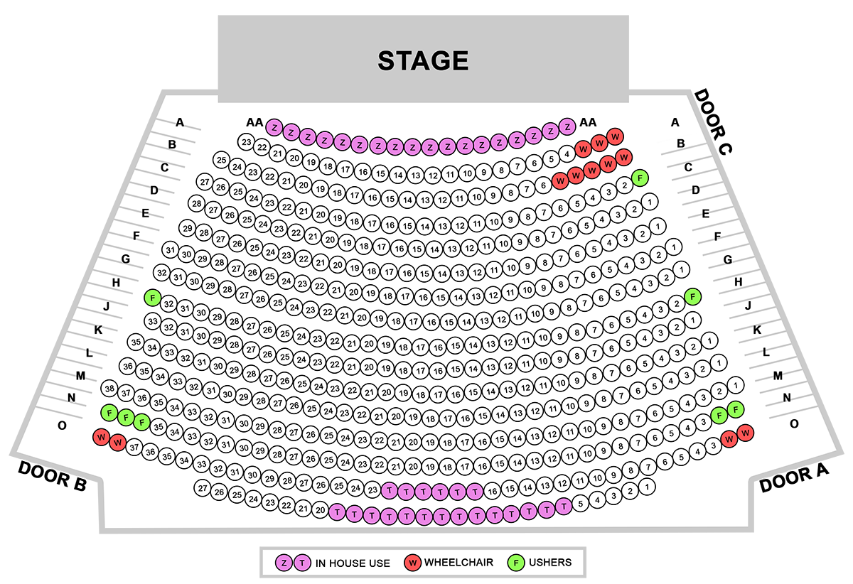 Burdekin Theatre - Stage map 1
\